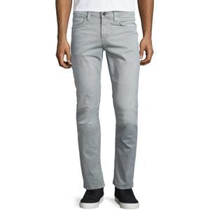 J Brand Men's Grey Tyler Slim Straight Thrashed Grit Jeans Sz. 38